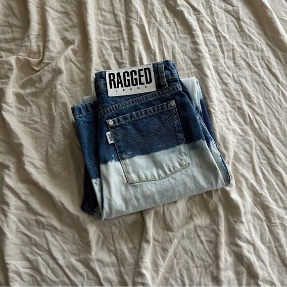 Ragged Lithium Striped Denim Jeans - Picture 1 of 8